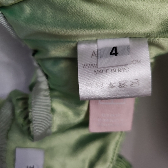 ALIÉTTE Green Silky Bralette Top Size 4 - Picture 9 of 16